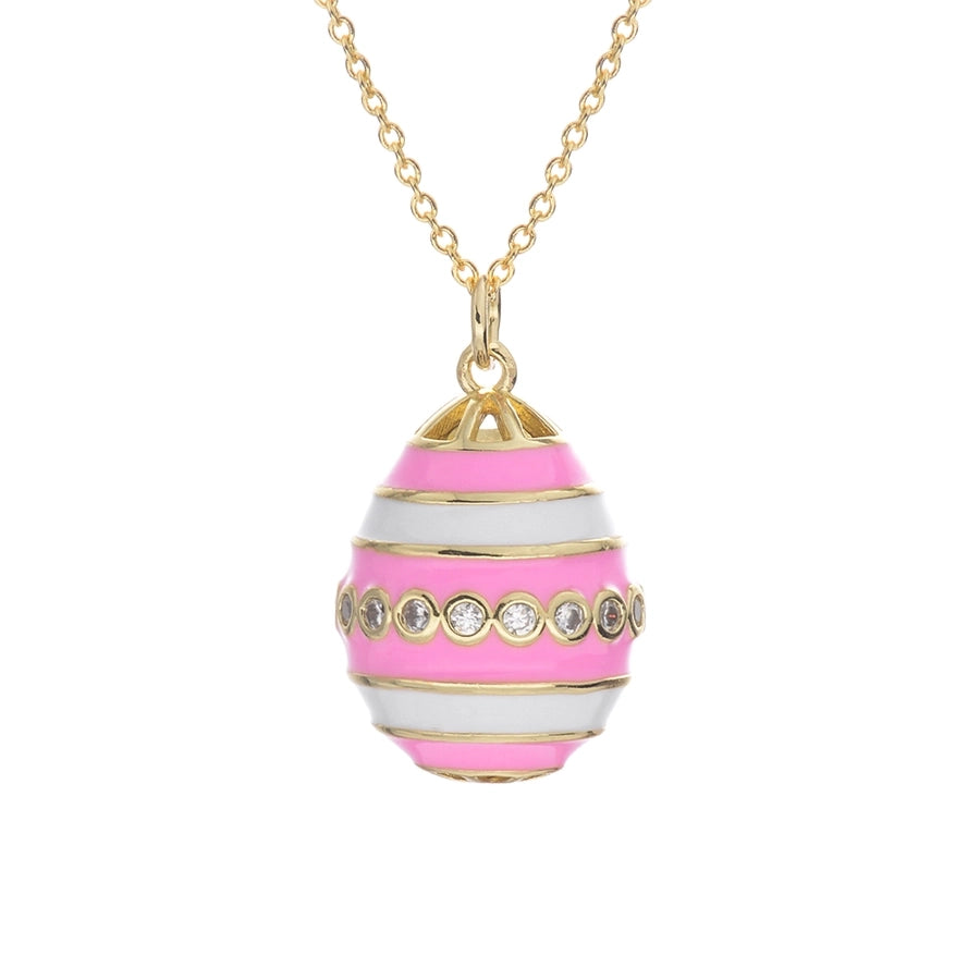 Jewelry IG Style Simple Style Rejuvenating device Copper Rhinestones Epoxy Inlay Pendant Necklace