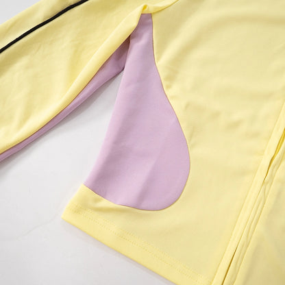 Daily Women's Streetwear Contrast Collar Spandex Polyester Twilled Satin Shorts Sets Shorts Sets