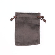 Brown Drawstring Bag