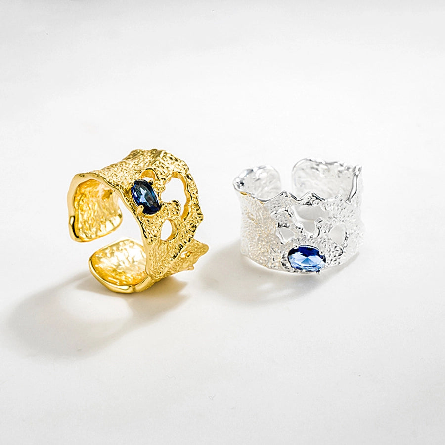 925 Sterling Silver Geometric Rings