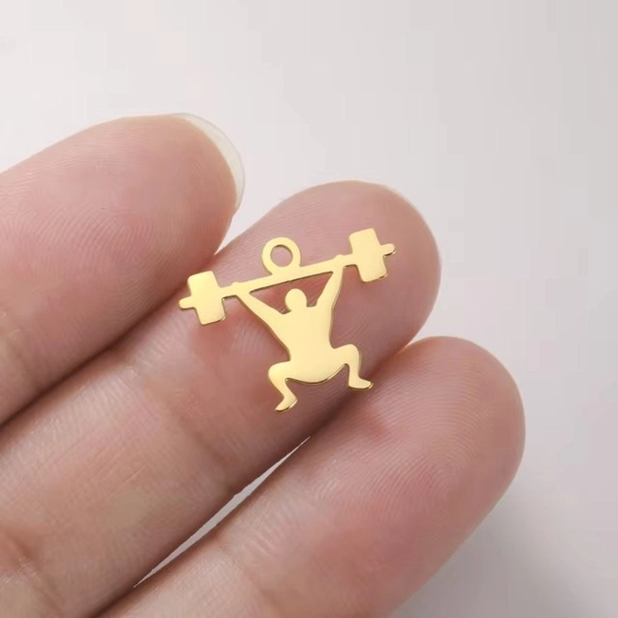 1 Piece 304 Stainless Steel Geometric Pendant