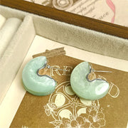 C-shaped Jelly Indigo Color