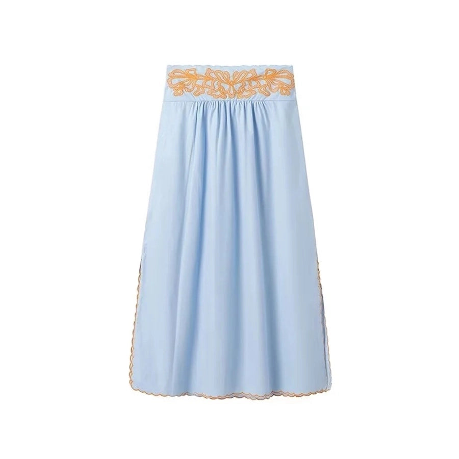 Daily Women's Vacation Butterfly Polyester Printing Skirt Sets Skirt Sets