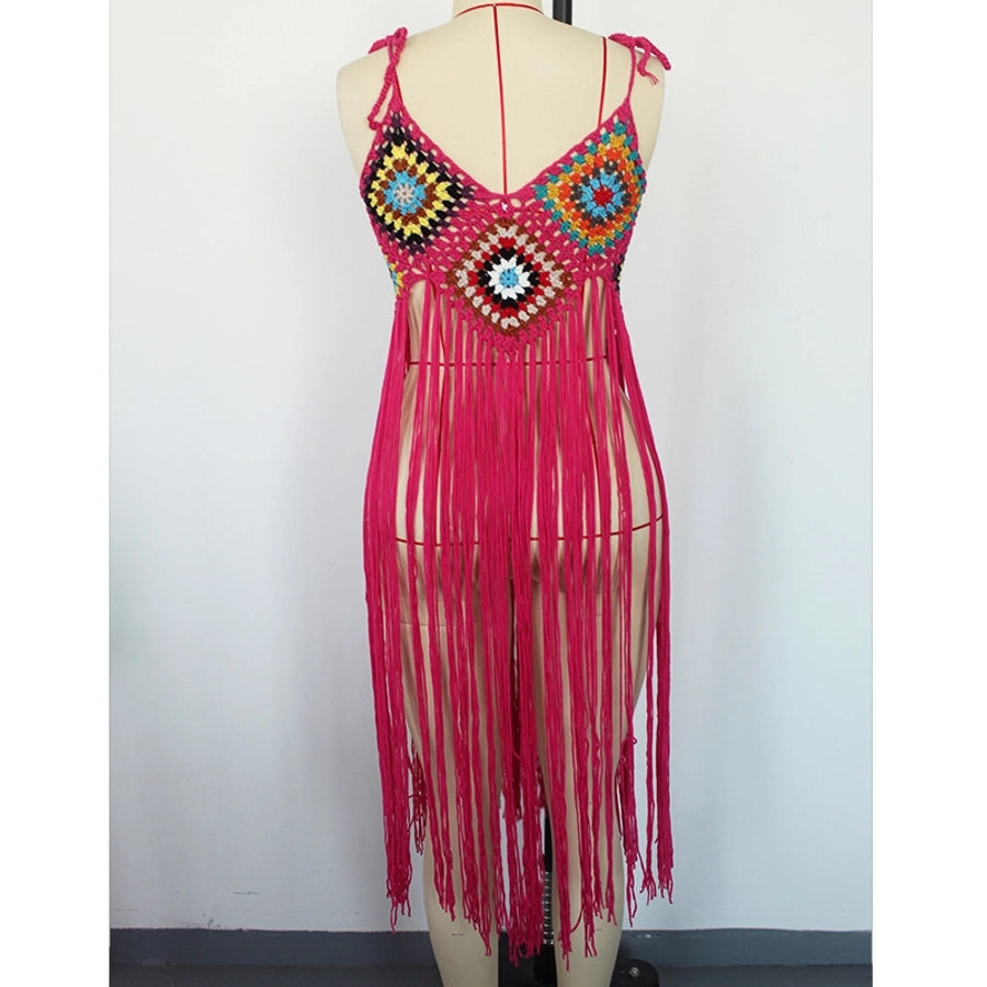 women's bohemian geometric cover ups