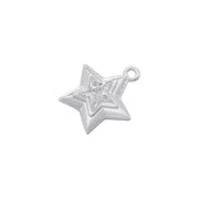 Vd1678 White Gold Color White Diamond Five-Pointed Star