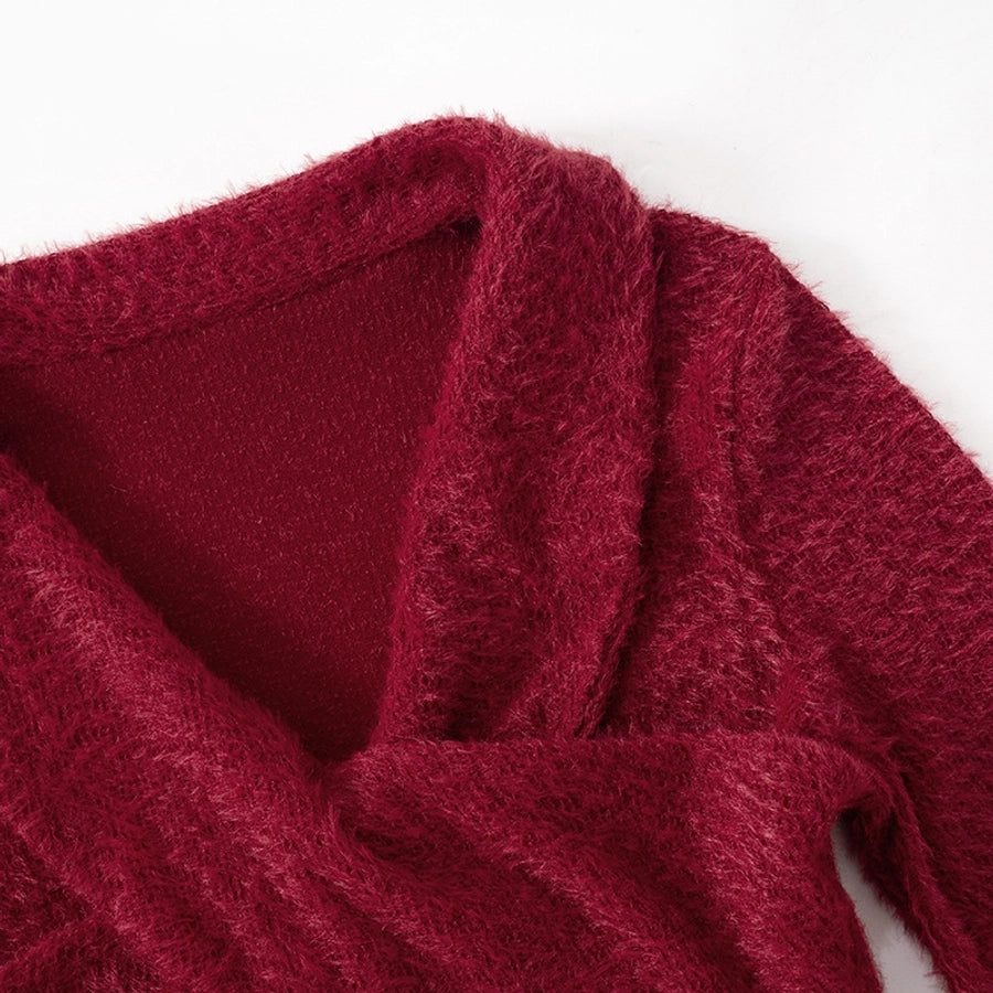 Women's Sweater Long Sleeve Sweaters & Cardigans Streetwear Solid Color