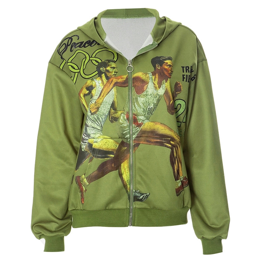 Hoodies & Sweatshirts Long Sleeve Streetwear Color Block