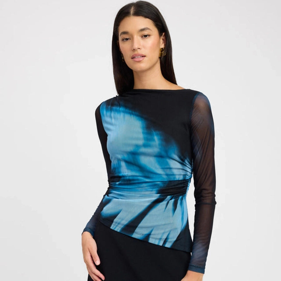Women's T-shirt Long Sleeve T-Shirts Streetwear Color Block