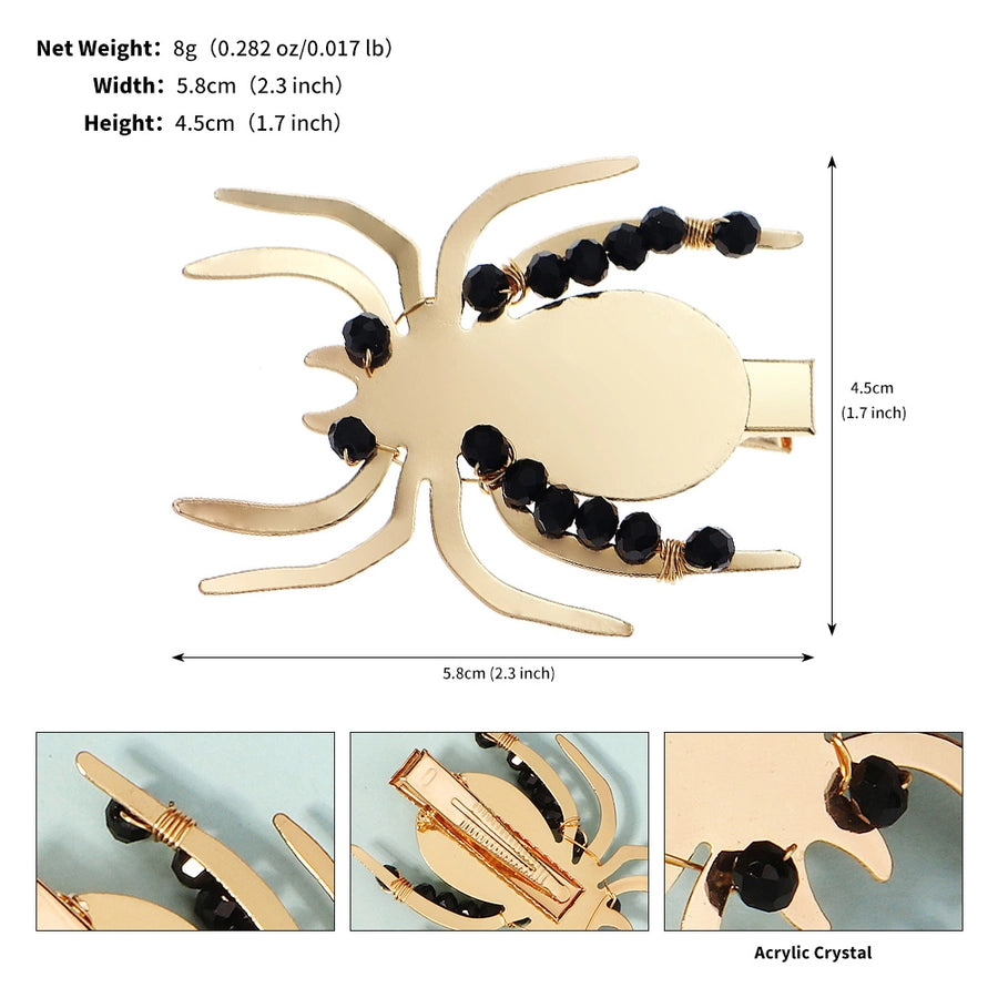 Women's Elegant Simple Style Leaf Iron Hair Clip