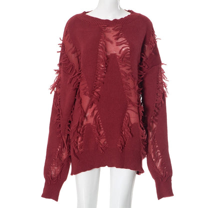 Women's Sweater Long Sleeve Sweaters & Cardigans Streetwear Solid Color