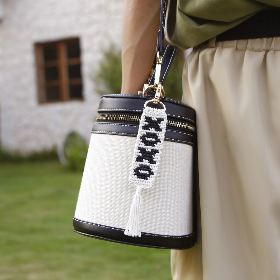 New Creative Personalized Valentine's Day Bag Pendant DIY Finished XOXO Letters Hand-woven Hanging Ornaments