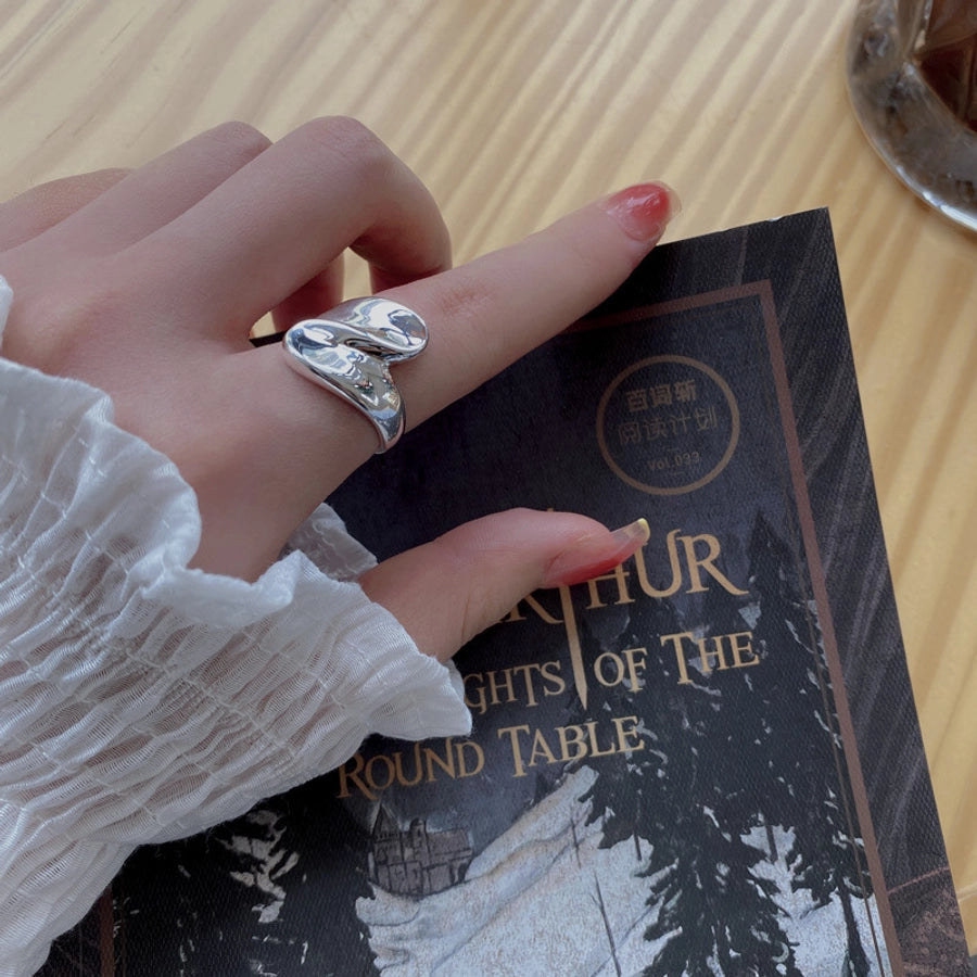 925 Sterling Silver Geometric Rings