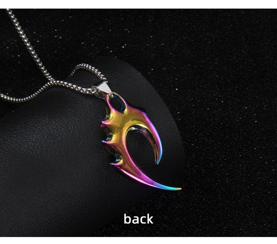 Hip-Hop Rock Geometric 201 Stainless Steel Alloy Plating Unisex Pendant Necklace