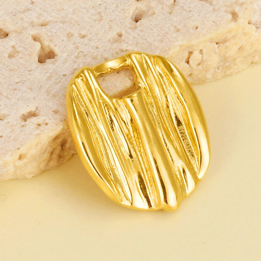 1 Piece 17*14mm 304 Stainless Steel 18K Gold Plated Geometric Pendant Jewelry Accessories