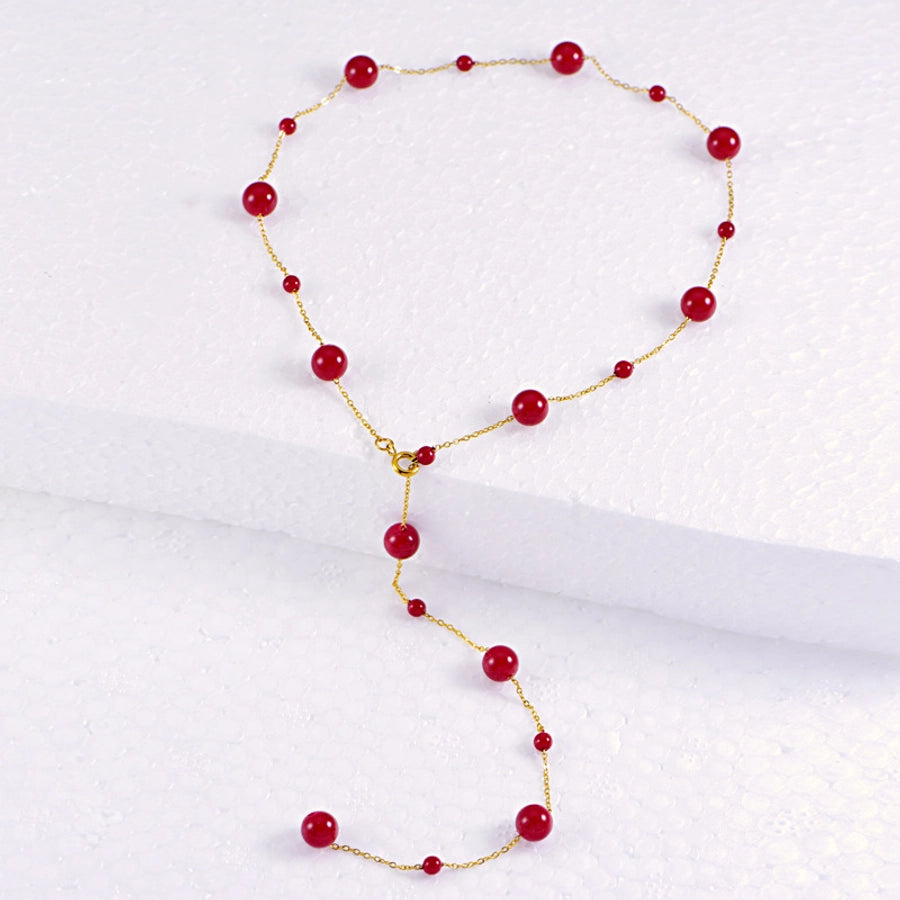 Jewelry Elegant Streetwear Round 304 Stainless Steel Plating Pendant Necklace