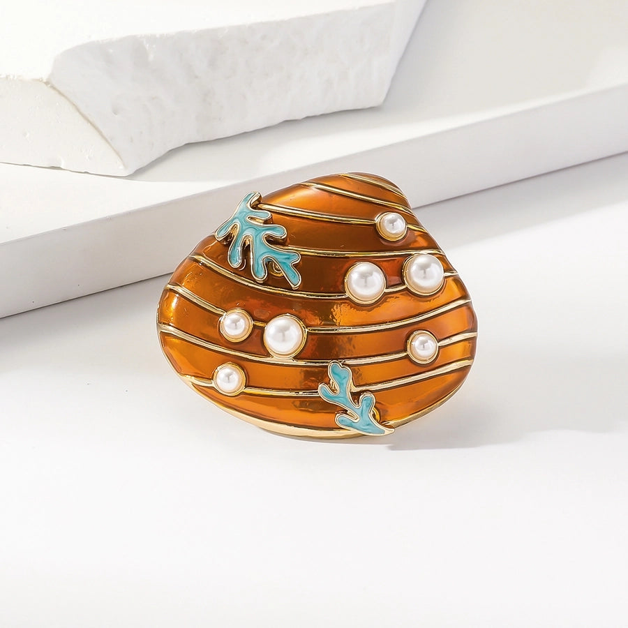 Elegant Streetwear Geometric Alloy Rhinestones Pearl Women's Rings