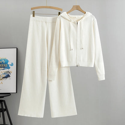 Holiday Women's Vacation Simple Style Solid Color Polyester Pants Sets Pants Sets