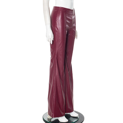 Women's Daily Streetwear Solid Color Full Length Flared Pants