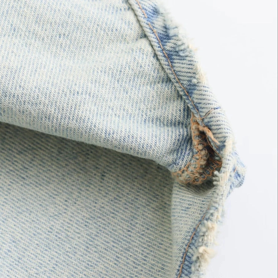 Women's Streetwear Solid Color Coat Denim Jacket