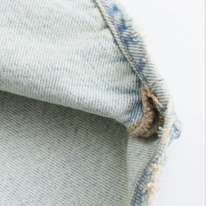 Women's Streetwear Solid Color Coat Denim Jacket