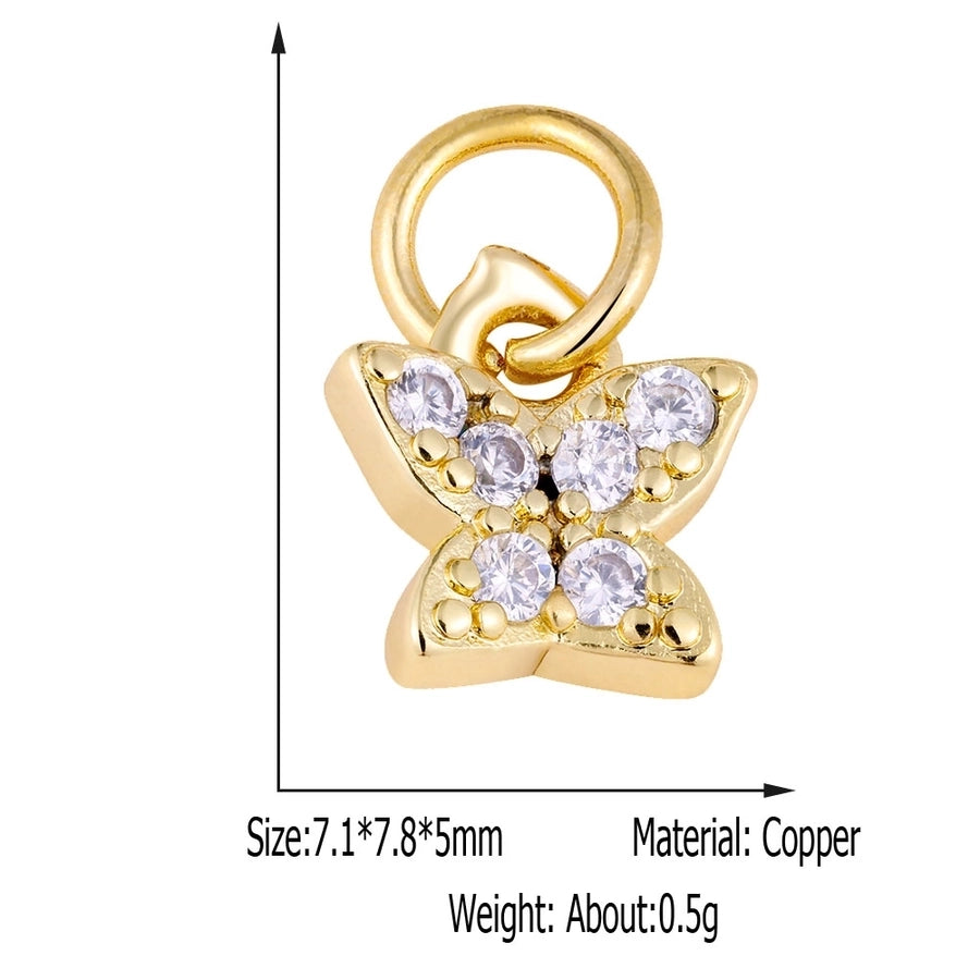 1 Piece 8.5*11.5mm Copper Geometric Pendant Jewelry Accessories