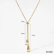 Gold Necklace D1420