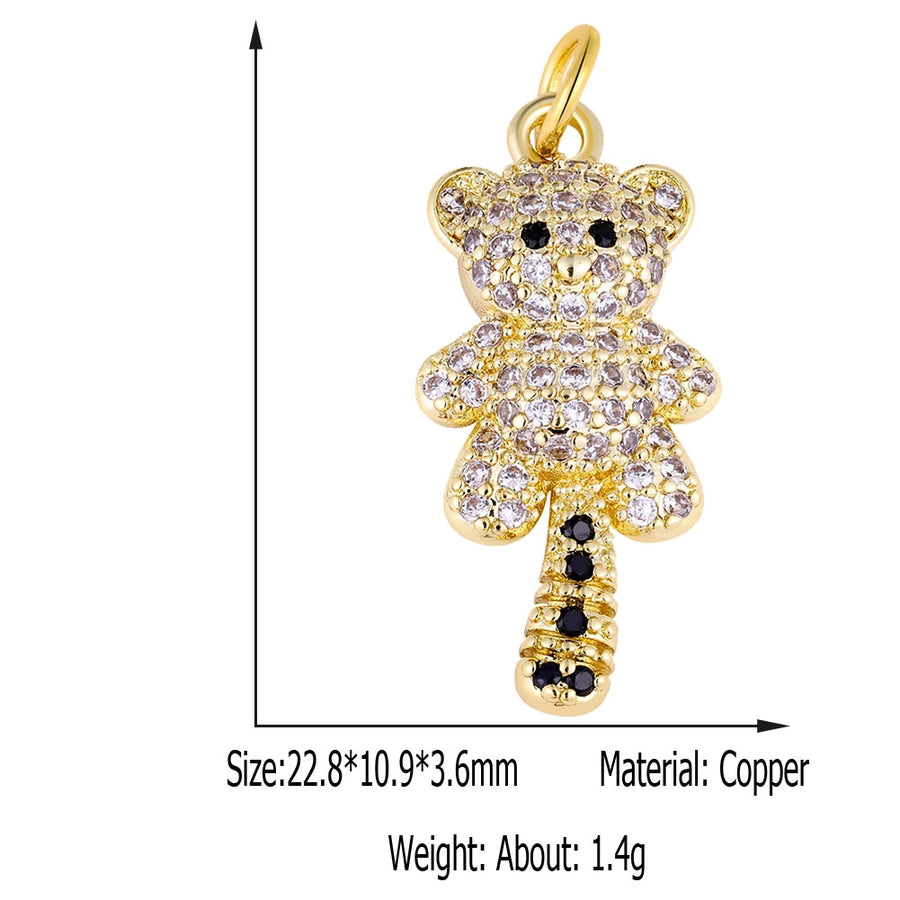 1 Piece 8.5*11.5mm Copper Geometric Pendant Jewelry Accessories