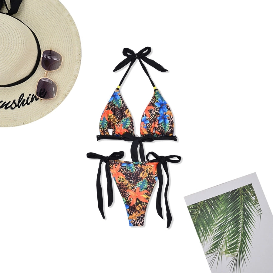 Women's Ditsy Floral 2 Pieces Set Bikinis Swimwear