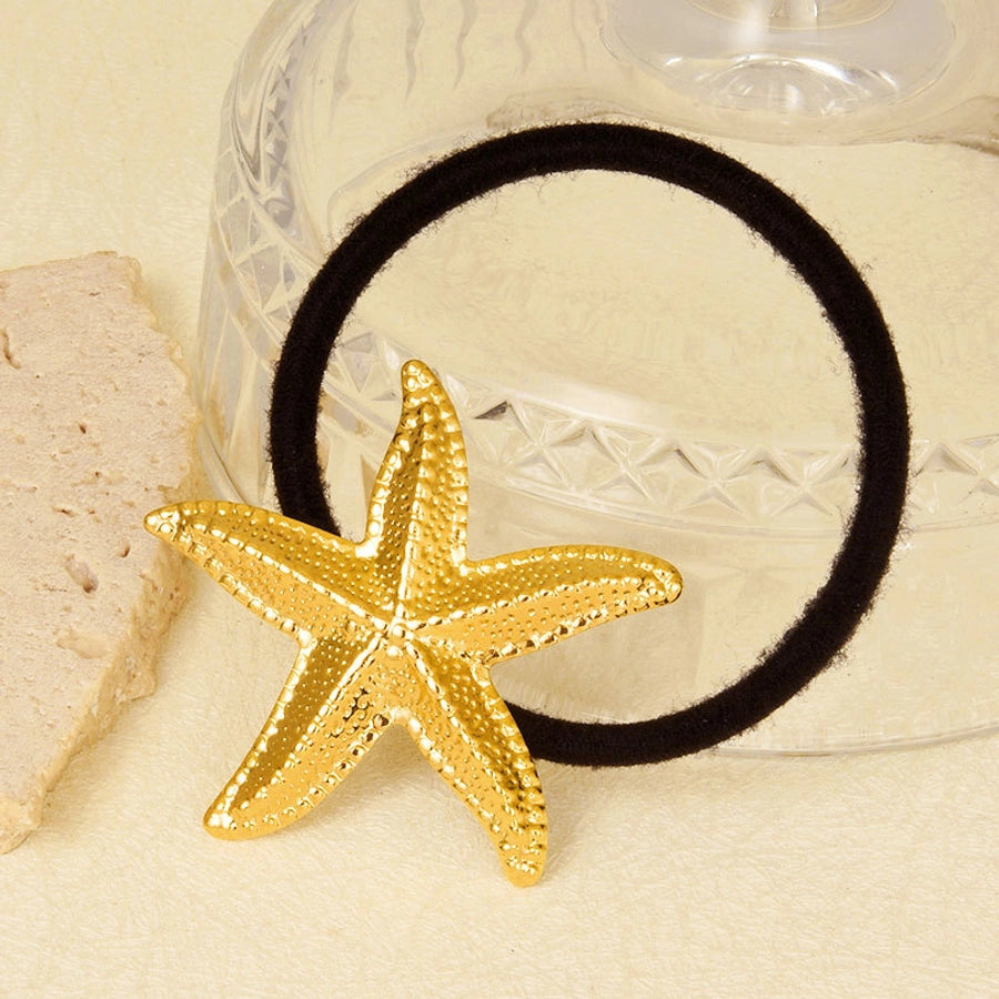 Women's Simple Style Starfish 304 Stainless Steel Plating Hair Tie