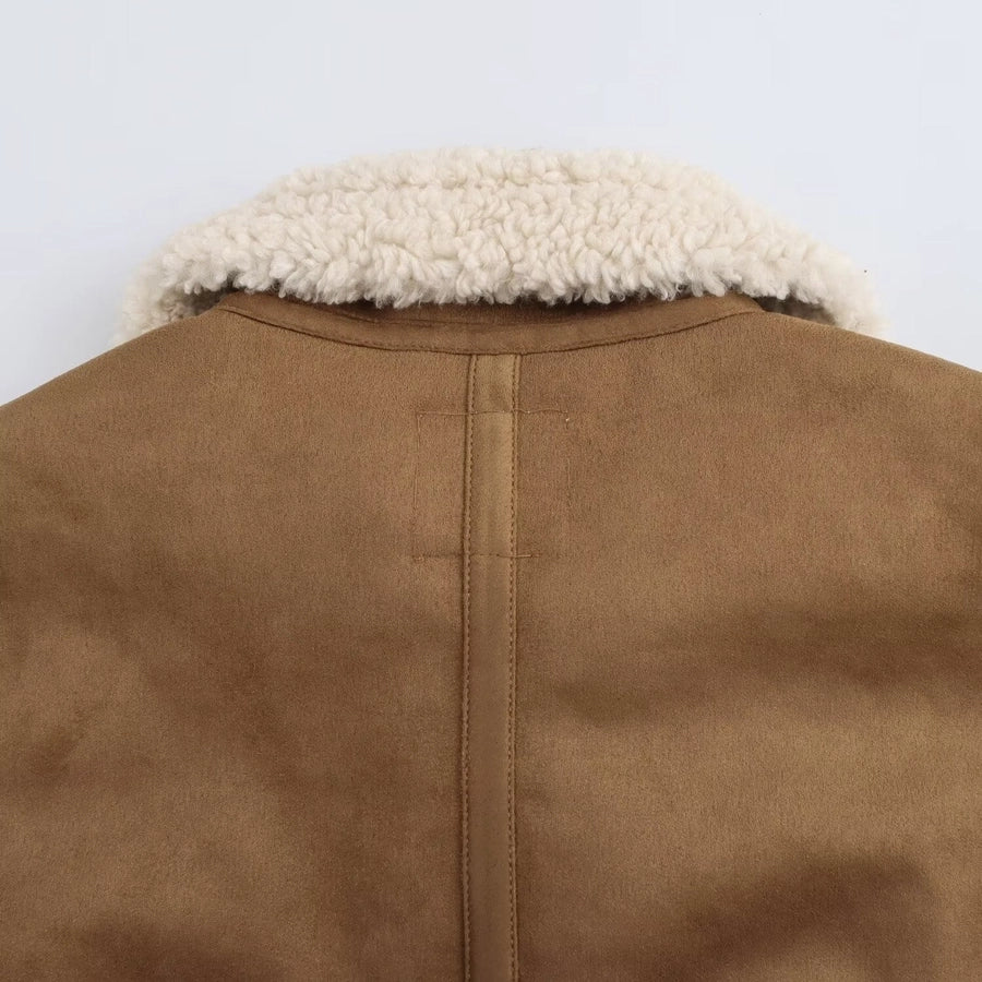 Women's Vacation Simple Style Solid Color Zipper Coat Casual Jacket