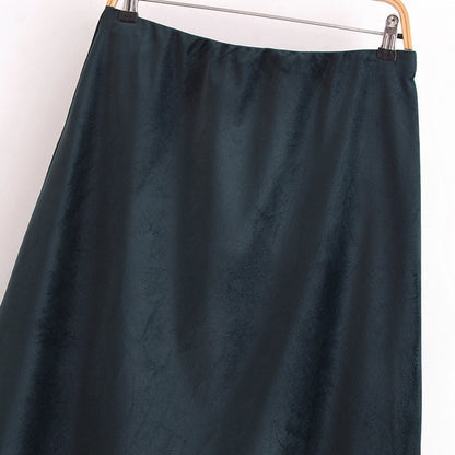 Daily Women's Elegant Solid Color Spandex Polyester Skirt Sets Skirt Sets