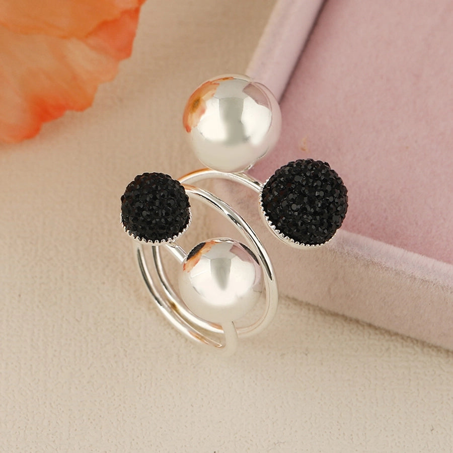 Elegant Geometric Alloy Women's Rings