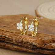 Y20309-Gold White Diamond-1 Pair