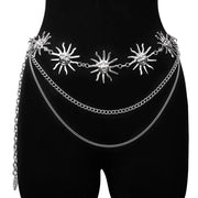 Y311 Steel Three-Layer Sun Waist Chain