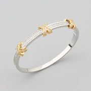 Bangle-Pin Necklace ~ Platinum