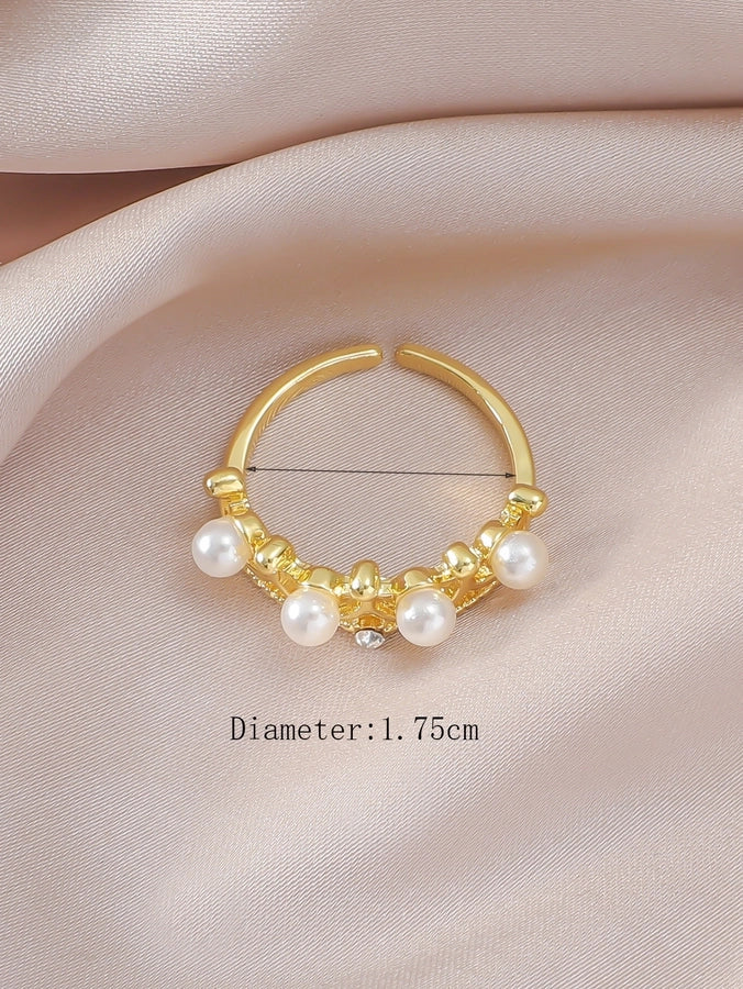 Elegant Simple Style Geometric Alloy Adults Rings