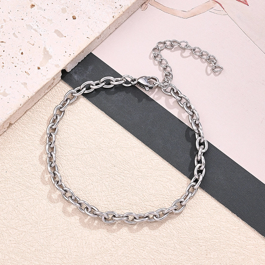 10 Strands/Package 5 Strands/Package 304 Stainless Steel cable chain Belcher Chain Polished Length: 170 50mm Length:230+50mm Jewelry Accessories