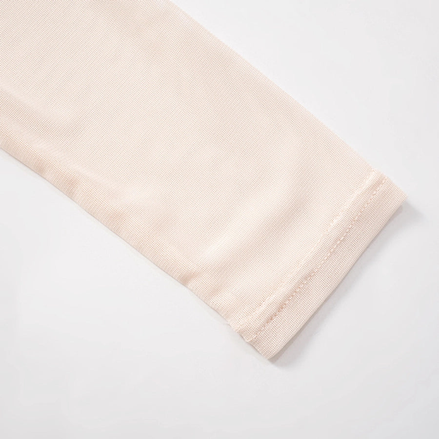 Women's T-shirt Long Sleeve Blouses Streetwear Solid Color