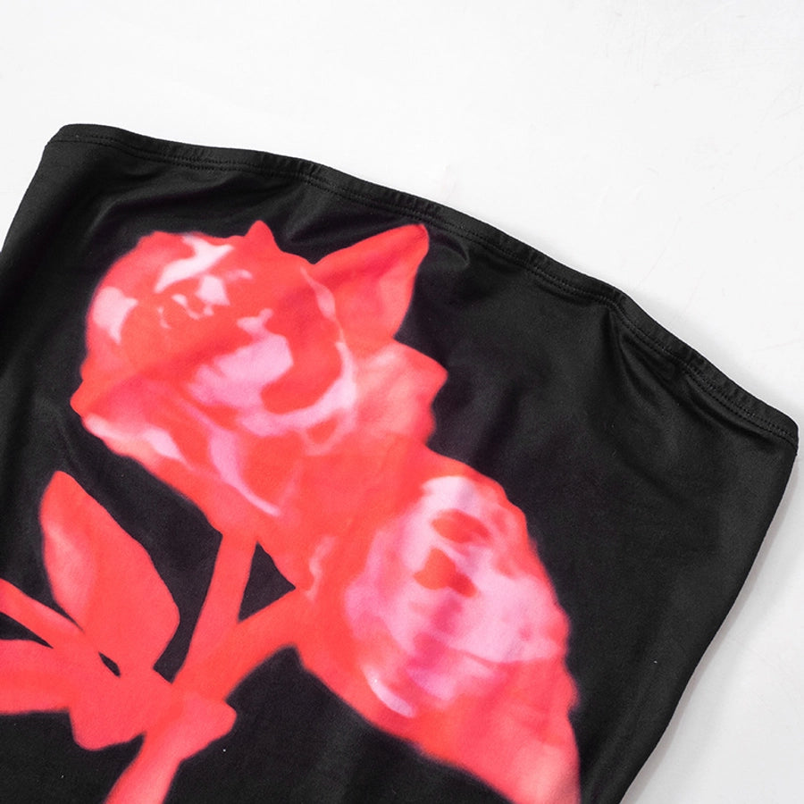 Women's T-shirt Sleeveless Tank Tops Streetwear Flower