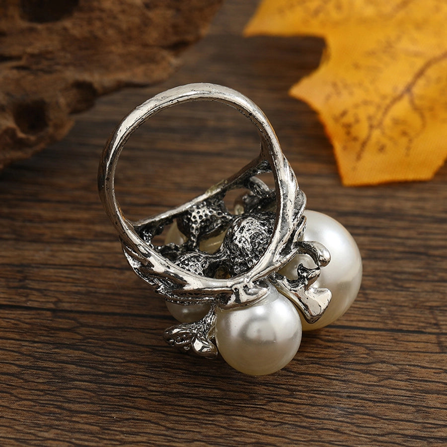 Elegant Geometric Alloy Women's Rings