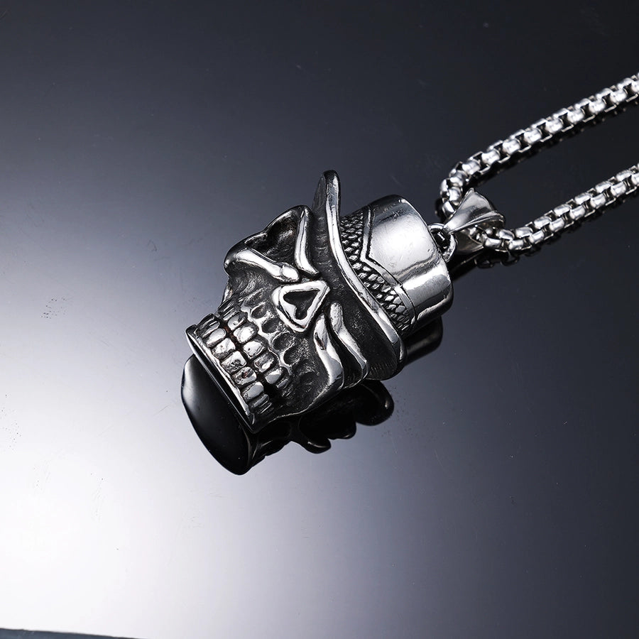 Hip-Hop Retro Skull 304 Stainless Steel Unisex