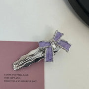 Purple-Oil Dripping Bow