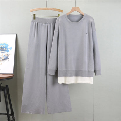 Holiday Daily Women's Vacation Simple Style Solid Color Polyester Pants Sets Pants Sets