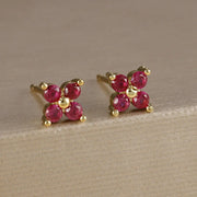 E1114-Rose Red 1 Pair