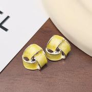 Yellow Enamel Oil-drip Triangle