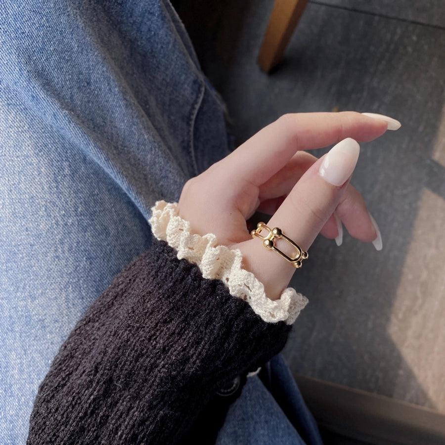 925 Sterling Silver U Shape Rings