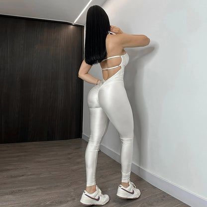 Women's Daily Streetwear Solid Color Full Length Jumpsuits