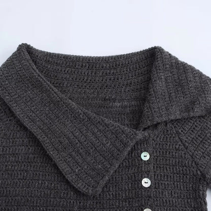 Women's Sweater Long Sleeve Sweaters & Cardigans Vacation Simple Style Solid Color