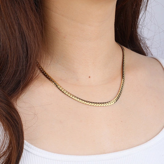 Jewelry Hip-Hop Vintage Style Solid Color 304 Stainless Steel Necklace