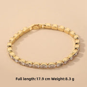 Oval Zircon Bracelet
